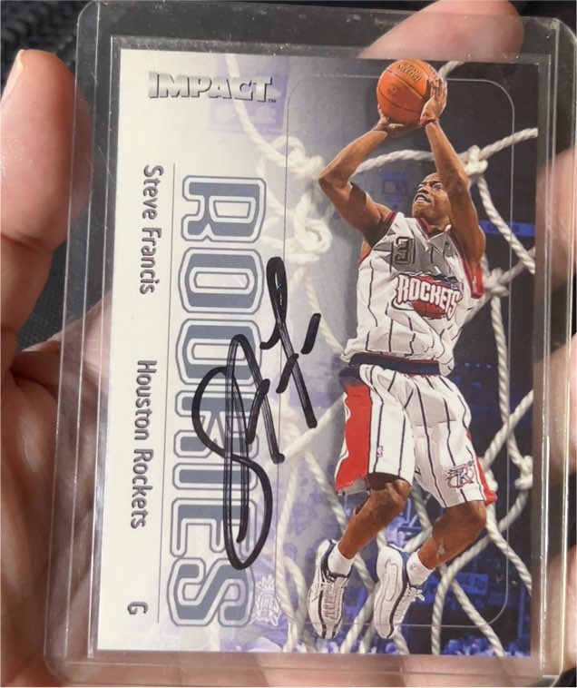 1999-00 SkyBox Impact #90 Steve Francis — front