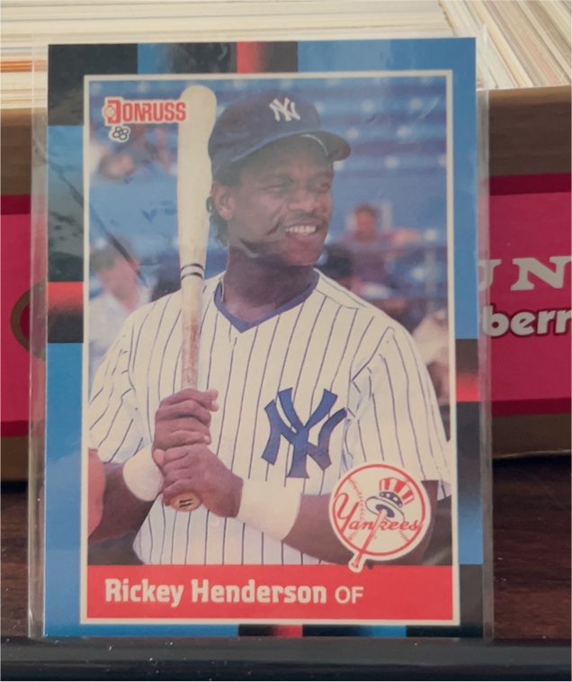 1988 Donruss #277 Rickey Henderson — front