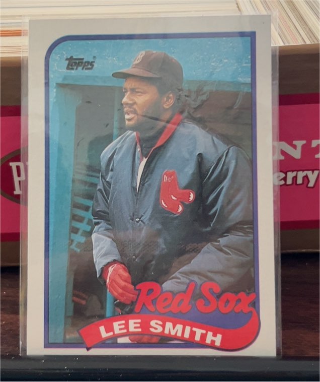 1989 Topps #760 Lee Smith — front