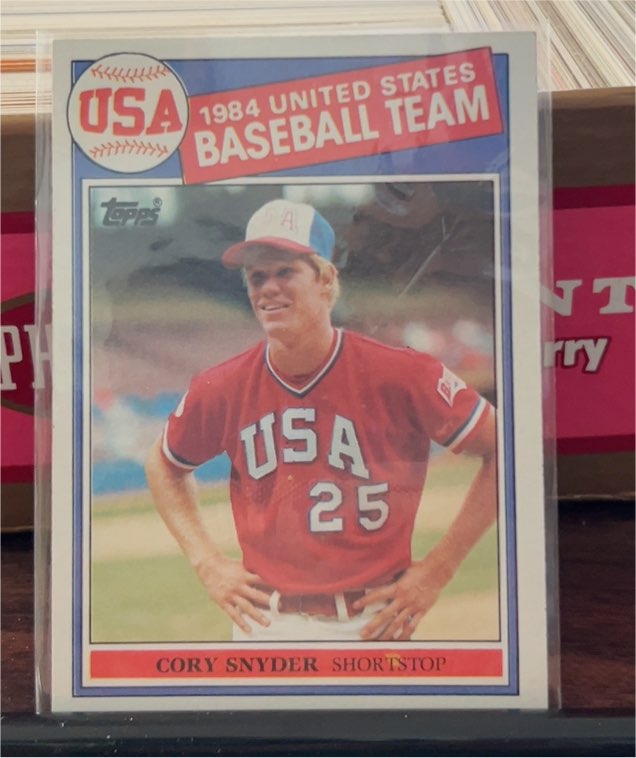 1985 Topps #403 Cory Snyder — front