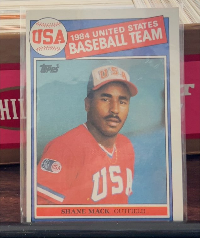 1985 Topps #398 Shane Mack — front