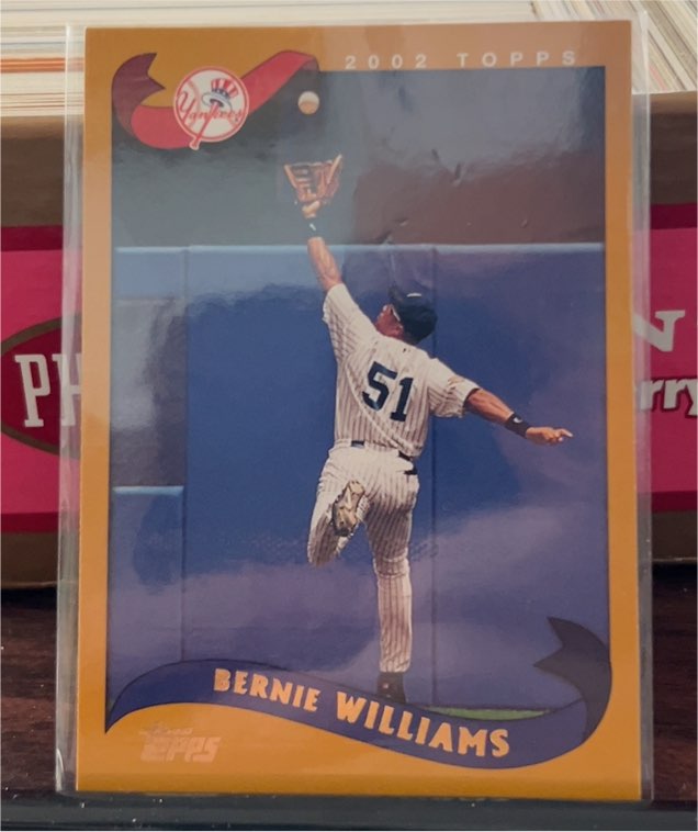 2002 Topps #510 Bernie Williams — front