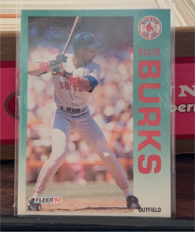 1992 Fleer #35 Ellis Burks — front