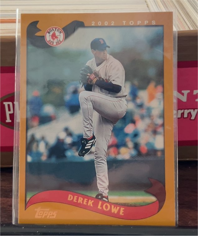 2002 Topps #491 Derek Lowe — front