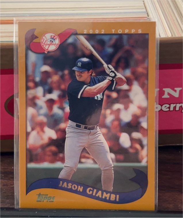 2002 Topps Jason Giambi — front