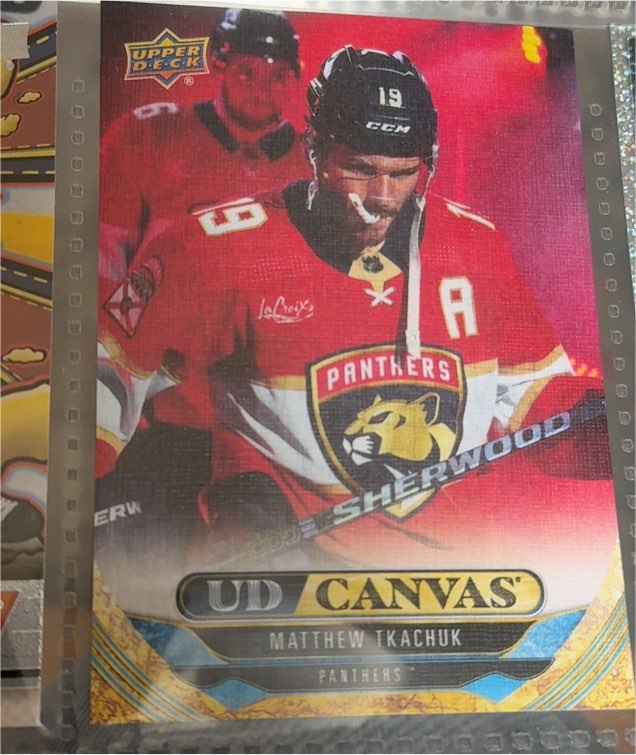 2024-25 Upper Deck Series 2 #C183 Matthew Tkachuk UD Canvas — front