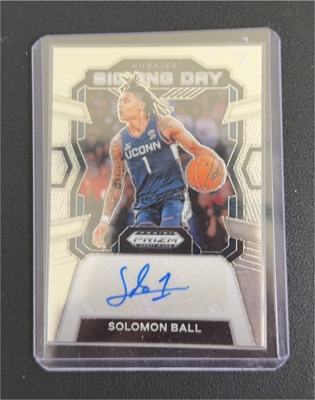 2024 Panini Prizm Draft Picks Signing Day #SD-BAL Solomon Ball — front