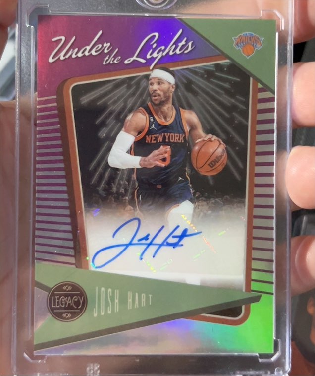 2022-23 Panini Chronicles Legacy Under the Lights #Josh Hart — front