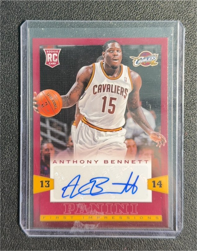 2013-14 Panini First Impressions #13 Anthony Bennett — front