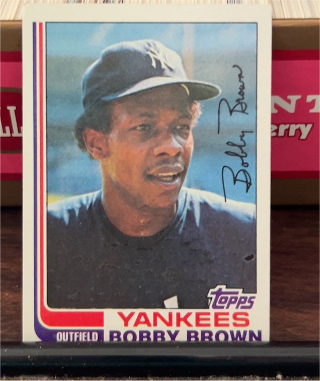 1982 Topps #791 Bobby Brown — front