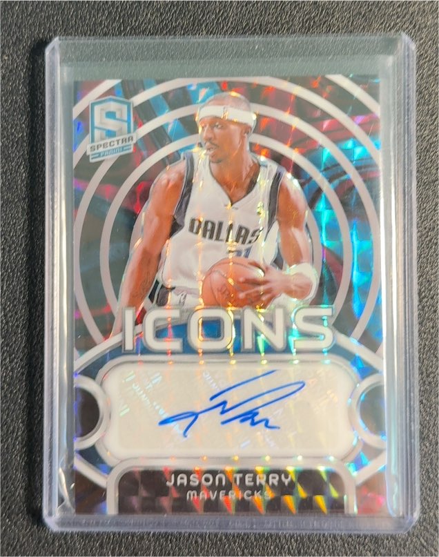2023-24 Panini Spectra Icons #IA-JSH Jason Terry — front