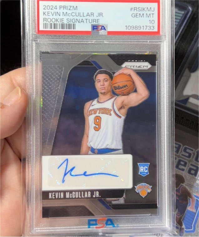2024 Panini Prizm #RSIKMJ Kevin McCullar Jr. Rookie Signature — front