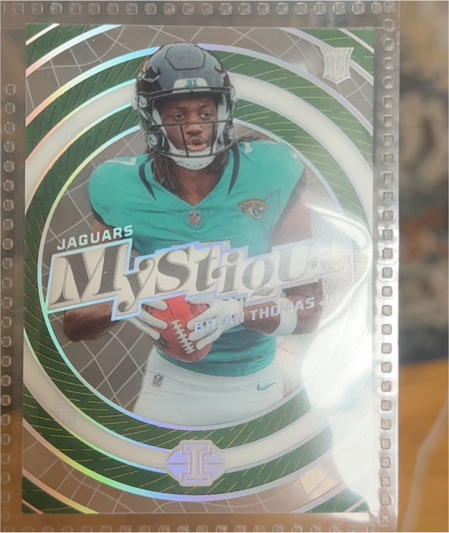 2024 Panini Illusions #13 Brian Thomas Jr. Mystique — front