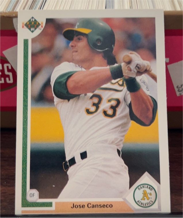 1991 Upper Deck #155 Jose Canseco — front