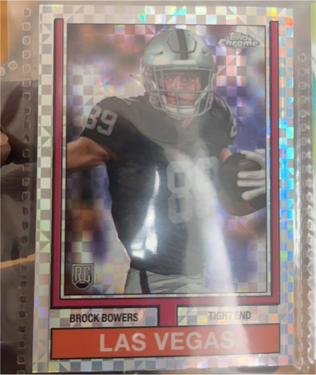 2024 Topps Chrome Football 1974 #74TF-12 Brock Bowers — front