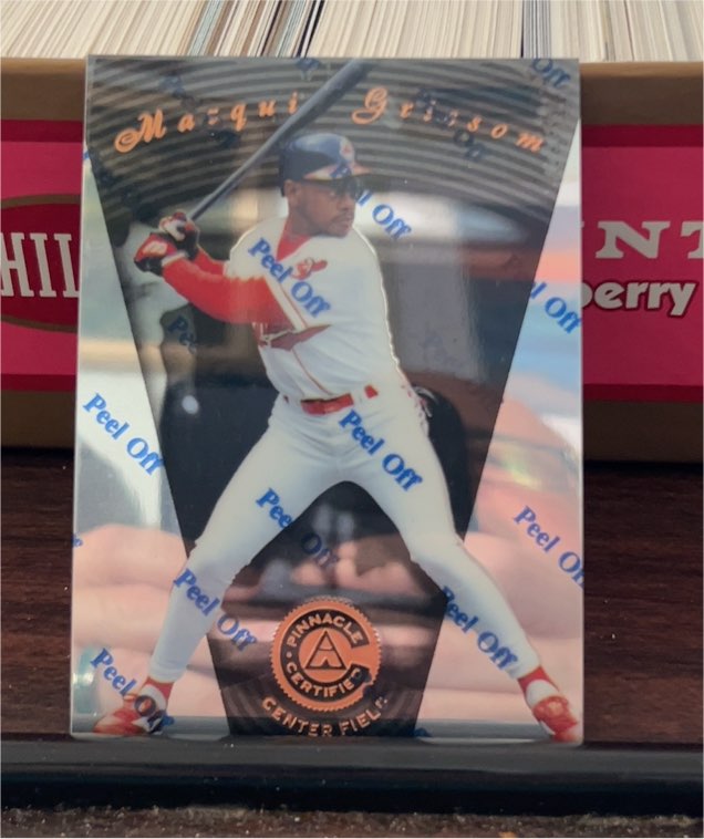 1997 Pinnacle Certified #89 Marquis Grissom — front