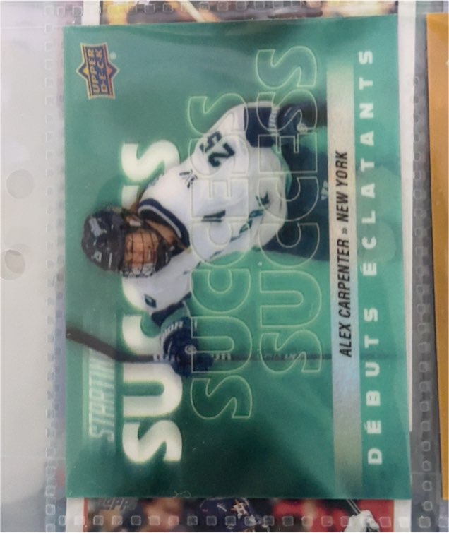 2024-25 Upper Deck Tim Hortons Starting Success #SS-15 Alex Carpenter — front