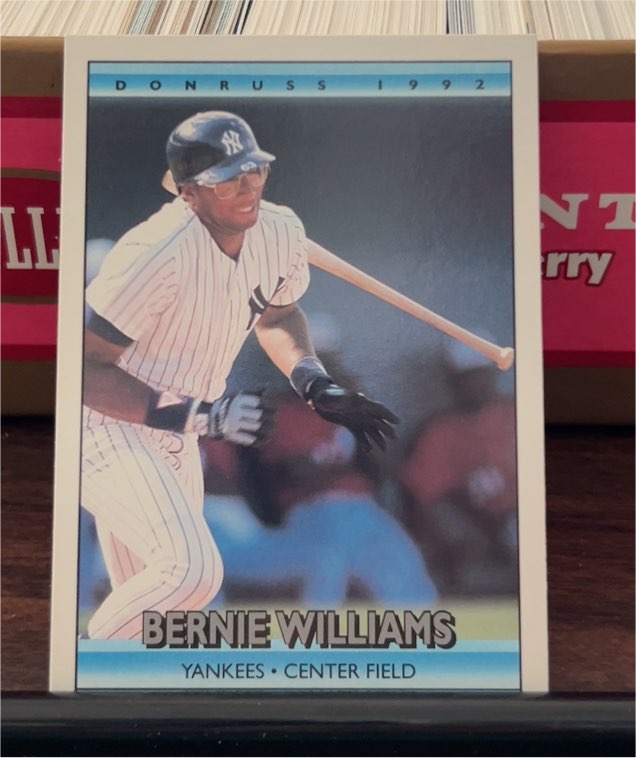1992 Donruss #344 Bernie Williams — front