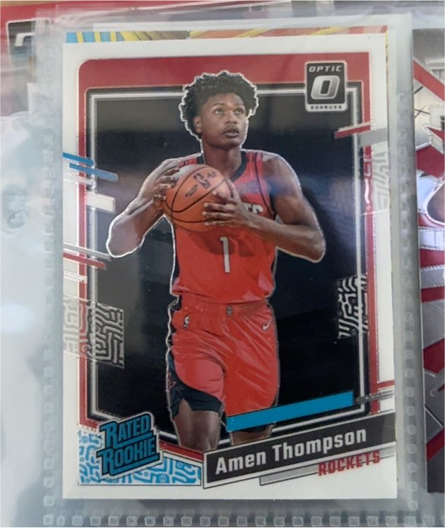 2023-24 Panini Donruss Optic #229 Amen Thompson — front