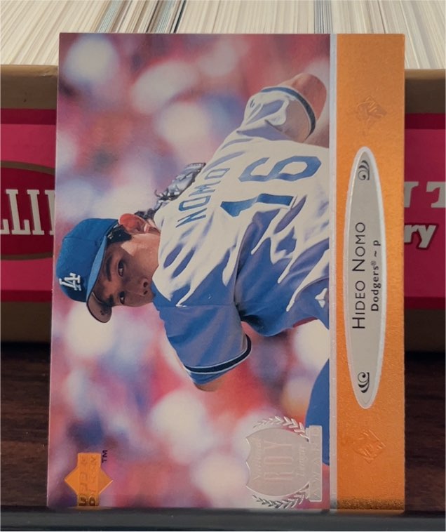 1996 Upper Deck #95 Hideo Nomo — front