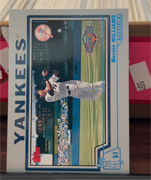 2004 Topps Opening Day #51 Bernie Williams — front