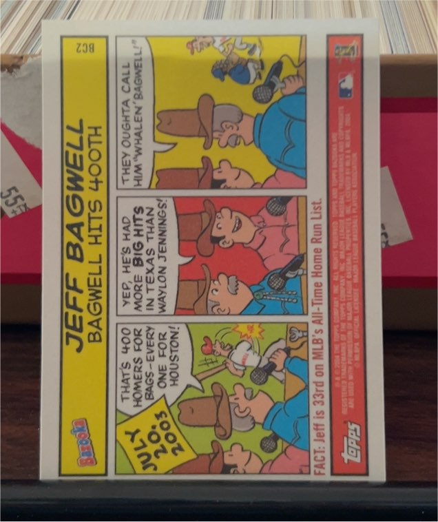 2004 Topps Bazooka Comics #BC2 Jeff Bagwell — front