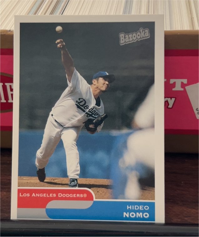 2004 Topps Bazooka Hideo Nomo — front