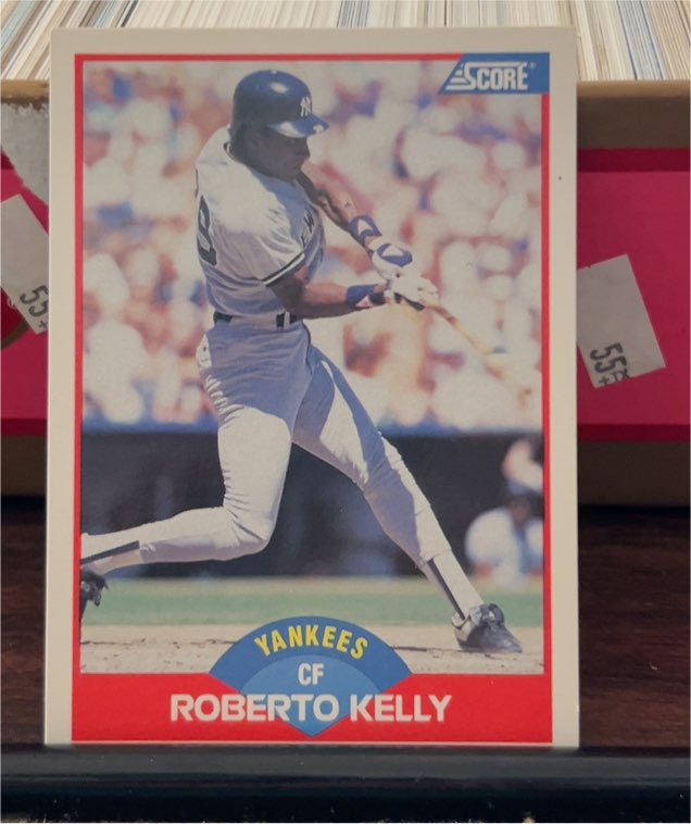 1989 Score #487 Roberto Kelly — front