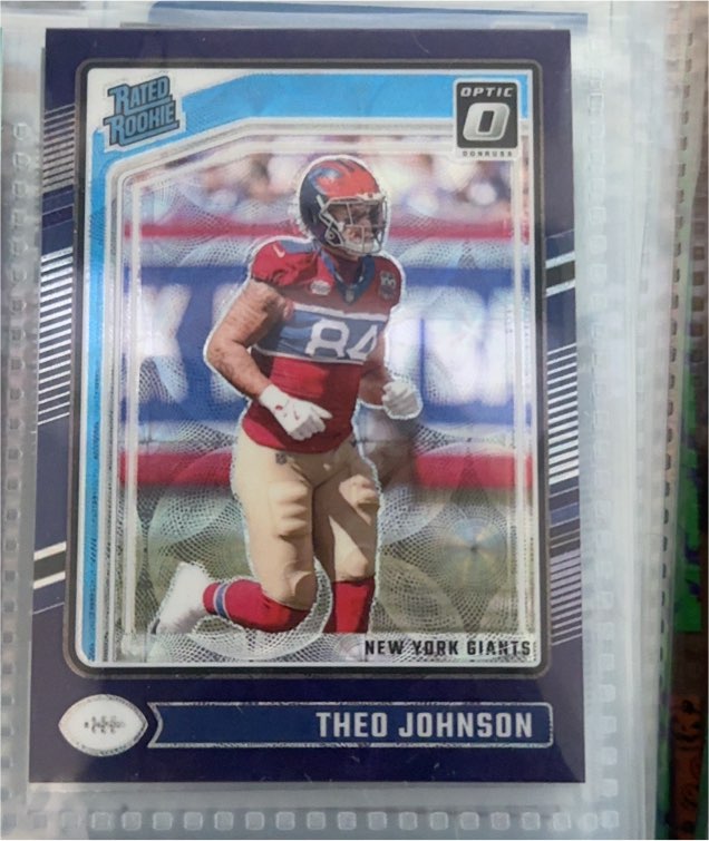2024 Panini Donruss Optic #291 Theo Johnson — front