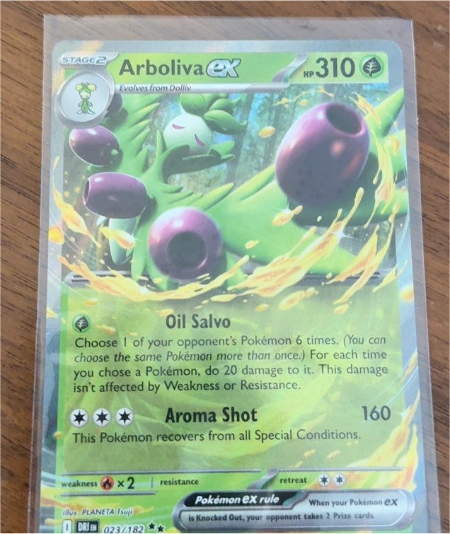2023 Pokémon TCG Destined Rivals #023 Arboliva ex — front