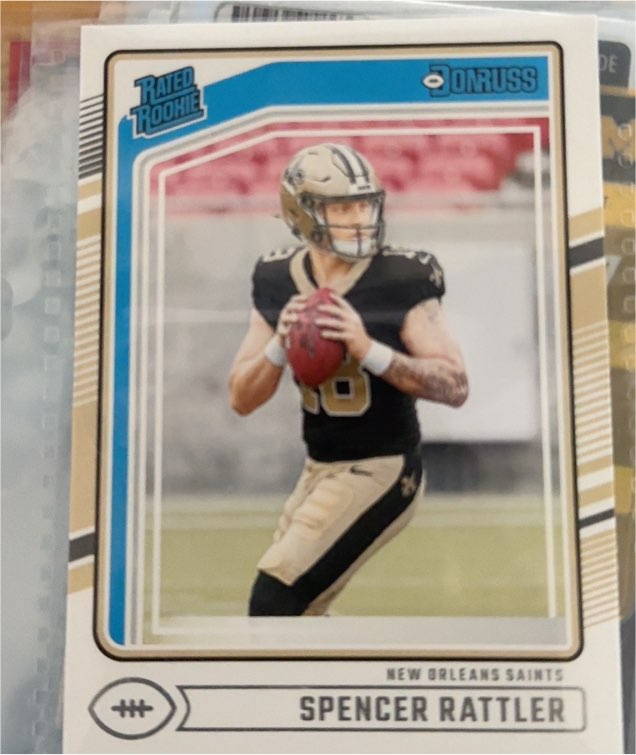 2024 Panini Donruss Rated Rookie #359 Spencer Rattler — front