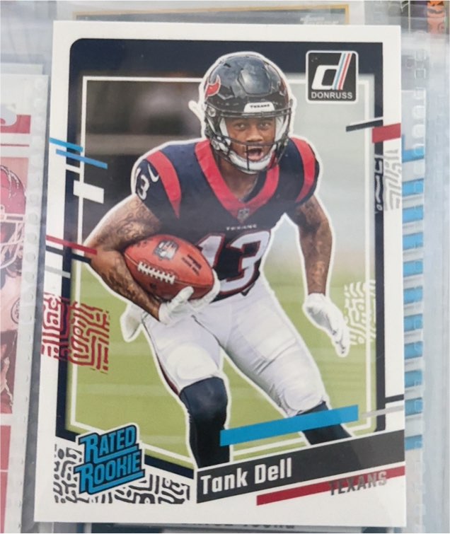 2023 Panini Donruss Rated Rookie #341 Tank Dell — front