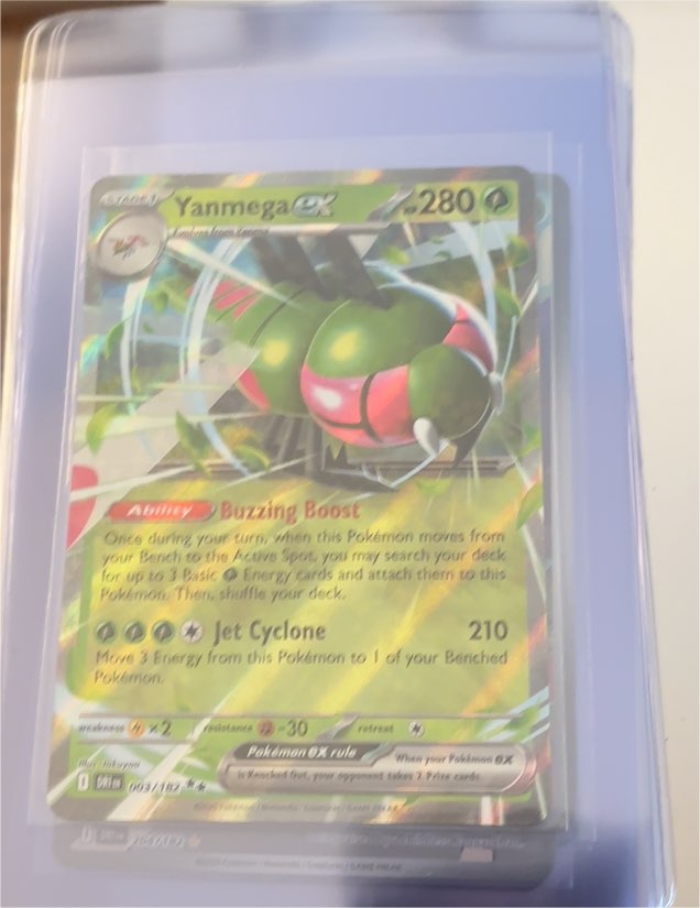2025 Pokémon SV10: Destined Rivals #003 Yanmega EX — front