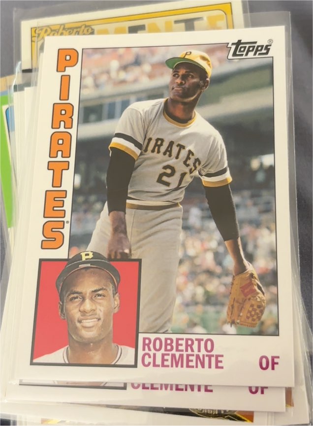 1984 Topps #21 Roberto Clemente — front