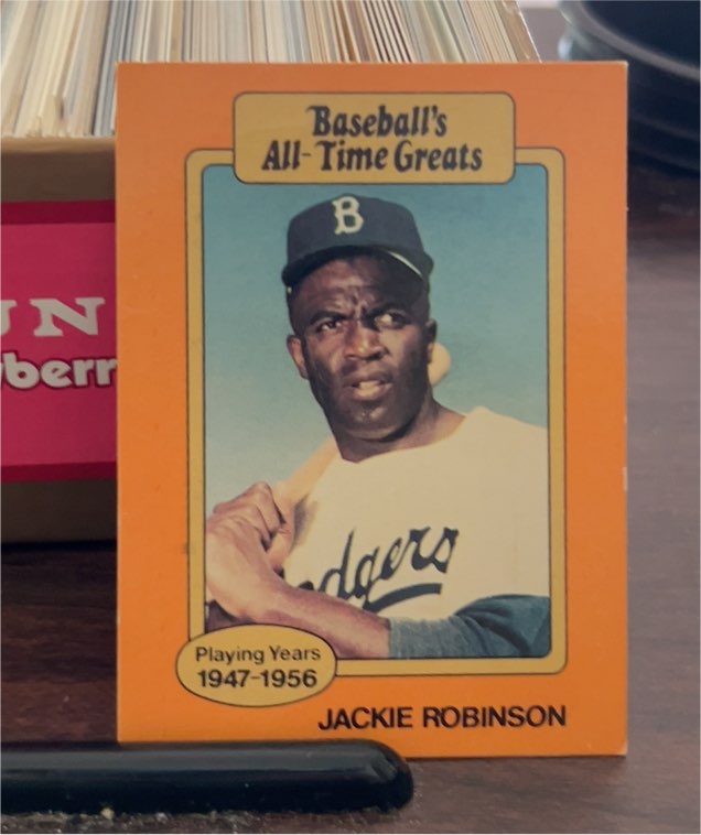 1987 Hygrade Baseball's All-Time Greats #NNO Jackie Robinson — front