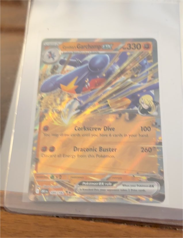 2022 Pokémon Sv10: Destined Rivals #104 Cynthia's Garchomp ex — front