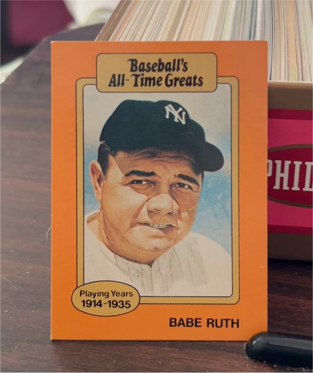1987 Hygrade All-Time Greats #NNO Babe Ruth — front