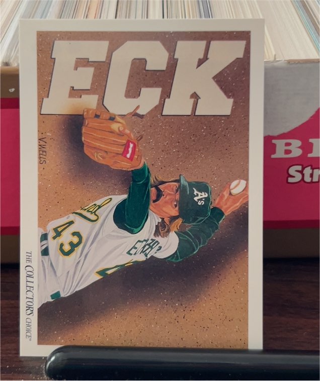1993 Upper Deck #814 Dennis Eckersley — front