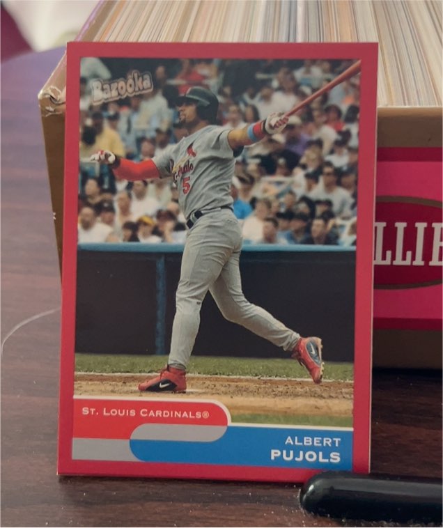 2004 Topps Bazooka #50a Albert Pujols — front