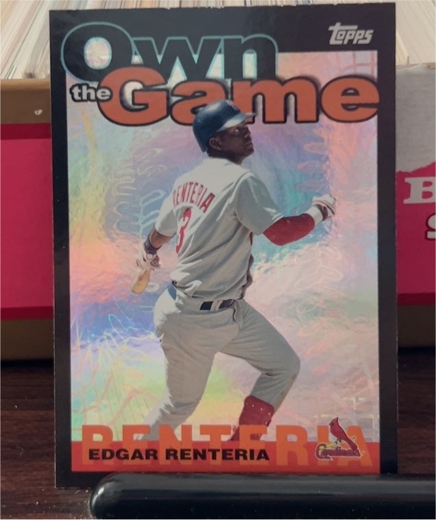 2004 Topps Own The Game #OG23 Edgar Renteria — front