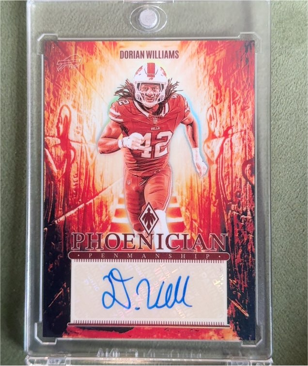 2024 Panini Phoenix #PP-DWS Dorian Williams Phoenician Penmanship — front