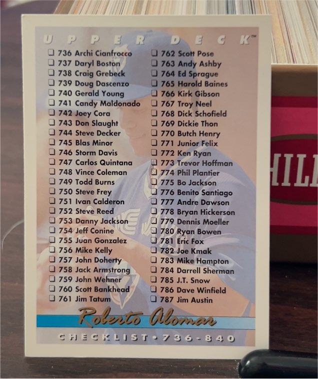 1993 Upper Deck #840 Roberto Alomar — front