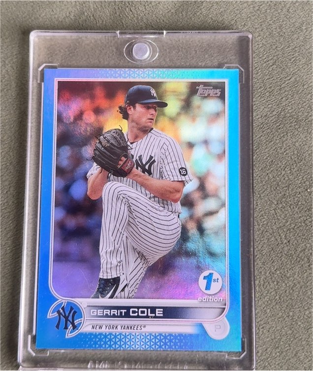 2022 Topps Series 1 1st Edition #35 Gerrit Cole — front