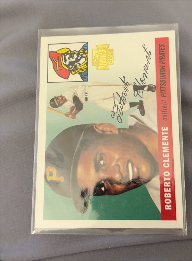 1955 Topps #164 Roberto Clemente — front