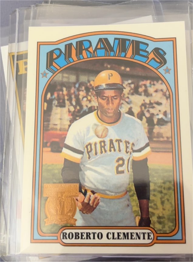 1972 Topps #309 Roberto Clemente — front