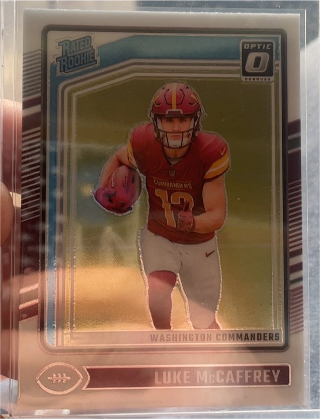 2024 Panini Donruss Optic #268 Luke McCaffrey — front