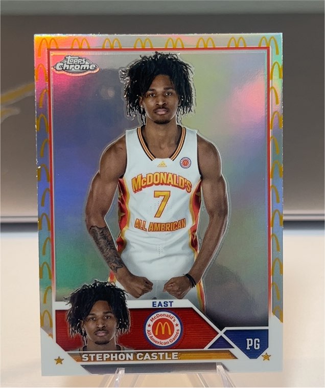 2023 Topps Chrome McDonald's All American #52 Stephon Castle — front