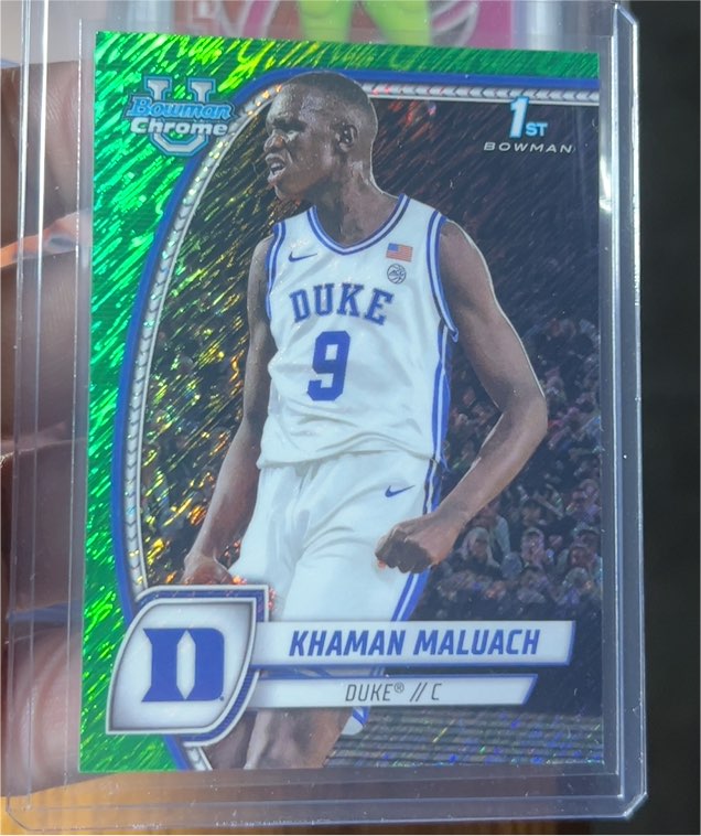 2024-25 Bowman University Chrome #46 Khaman Maluach — front
