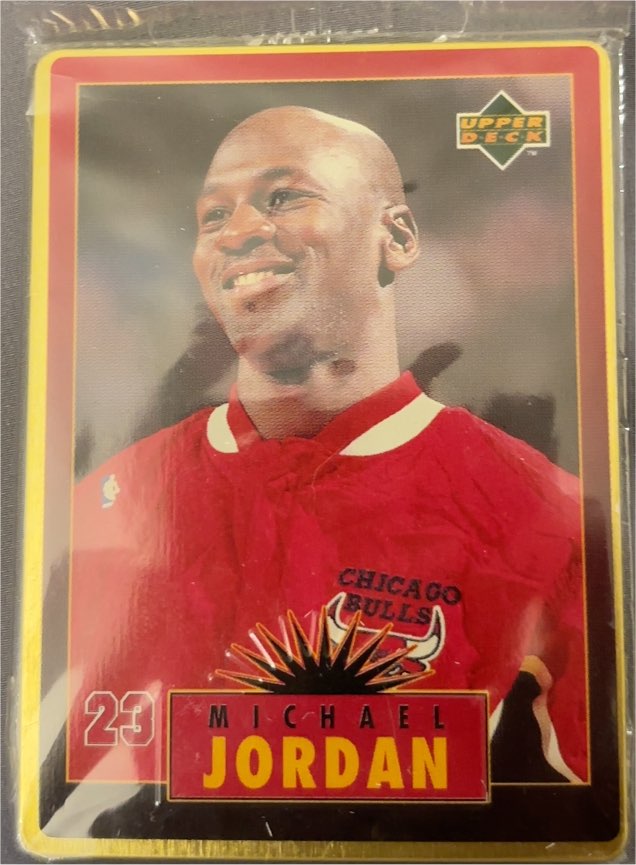 1996 Upper Deck Metal #1 Michael Jordan — front