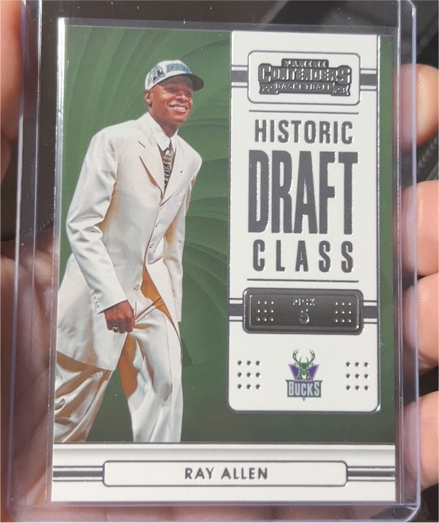 2022 Panini Contenders Historic Draft Class #9 Ray Allen — front